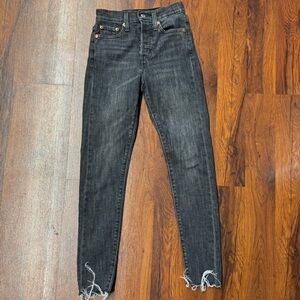 Levi's Black Skinny Jeans Size 24